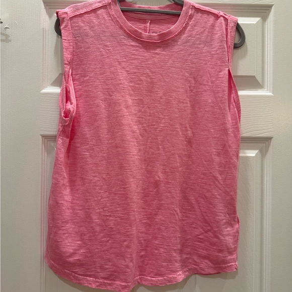 Anthropologie Pilcro 100% Cotton Vibrant Pink Top - Picture 2 of 7